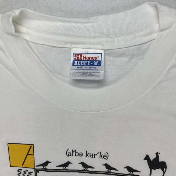 VTG Hanes Beefy Albuquerque Southwestern Aztec Mens XL Single Stitch Shirt - Picture 4 of 9